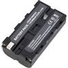 YUEFANSEN Batteria NP-F550 da 2600 mAh compatibile con Sony NP-F970