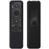 Opatiny Custodia in silicone per telecomando Samsung BN59-01480A da 5,59, antiurto, antiscivolo, si illumina al buio per Samsung Smart TV serie BN59 (nero)