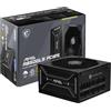 MSI mag A850GLS PCIE5 ATX 3.1 Alimentatore da gioco - Full Modular - 80 Plus Gold Certified 850 W - Condensatori 100% giapponesi 105°C - ATX PSU - Garanzia 10 anni
