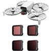 Generico Per DJI FLIP Kit Filtri CPL Dimmer Polarizzatore, Filtro di Riduzione Della Luce ND8-64, Protezione per Obiettivo, Accessori per Pellicola 1/4 Mist per Obiettivo Drone FLIP (ND8/16/32/64)