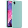 HULLIN Custodia per Telefono in Silicone Colorato, Adatta per iPhone XR (6.1) - Ciano chiaro