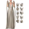 72styles Abito Infinity Cerimonia Donna, Abito Damigella Donna, Lungo, Maxi, Taglie Forti, Abito Elegante Donna Cocktail Festa