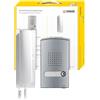 VIMAR K8879.E kit citofonico Due Fili Plus monofamiliare, targa e cornetta