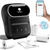 Phomemo M108 - Stampante per etichette termiche autoadesive, Bluetooth, 3 rotoli, stampa portatile per codici a barre
