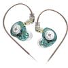 Keephifi KZ EDX PRO In Ear Monitor 1DD Cuffie Con Filo per Audiofili, Musicisti, 2 Pin (Verde, Senza Microfono)