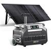 TerraVolt IEE 3200W Centrale Elettrica Portatile P3200 con Pannello 400W, 2048Wh Generatore Solare, Batteria LiFePO4, Ricarica1h, 16 Porte, Controllo APP, Portable Power Station per Campeggio, Camper, Casa