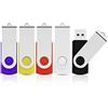 KOOTION 5 Pezzi Chiavetta USB 16GB, KOOTION USB 2.0 Penna USB 16 Giga Piccolo e Leggero Chiavette USB 16G 5 Pack Chiave USB 5 color Set Pennetta USB Con indicatore LED Para Ordenador/TV/Coche/Player, ect
