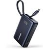 Baseus Picogo Power Bank 10000mAh 45W con Cavo USB-C Integrato, PD 3.0 QC 4+ Batterie Esterne 45 W, 2 USB-C e 1 USB-A, per iPhone 16 15 14 pro max plus, MacBook, ipad, Galaxy S24 Ultra, airpods pro