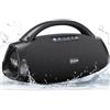 W-KING 330W MAX 200W RMS Cassa Bluetooth Potente Portatile Altoparlanti con 7.5'' Subwoofer/40Hz Deep BASS/APP/IPX7 Impermeabile/30H/BT 5.4/Ingresso Mic/Chitarra/OTG/AUX/TF, Party Wireless Speaker