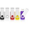 KOOTION Chiavetta USB 8GB 2.0, 5 Pezzi Multicolore Pennetta USB Resistente a cadute e polvere Penna USB 8GB Compatibile con PC, Mac, Android, Auto e Console