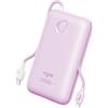 VIYISI Power Bank 20000mAh Caricatore Portatile 30W con Cavi Integrati