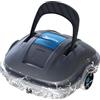 WINNY POOL CLEANER Robot Piscina Senza Fili,Robot Pulitore Piscina,Autonomia 100 Min,Parcheggio Automatico,Filtrazione da 180 µm Aspiratore Piscina,per Piscine Fuori Terra 80 m²-Grigio Scuro
