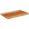Generico Piano Tavolo 60x40x3,8 cm Rettangolare Legno Acacia Bordi Vivi,Mobili,Accessori per tavoli,Piani per tavoli,Marrone,8.59 kg,370632