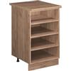 Vicco Scaffale da cucina Fame-Line, Rovere dorato, 50 cm