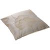 Hervit Cuscino Sfoderabile Beige Ricami Ginkgo Oro Jacquard - Cuscino Decorativo, Cuscino Divano, Arredo Casa, Divano, Salotto, Arredo Camera da Letto, Arredo Divano - 42x42cm