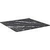 Generico Piano Tavolo Nero 50x50 cm 6 mm Vetro Temperato Design Marmo,Mobili,Accessori per tavoli,Piani per tavoli,Nero,4.26 kg,322270