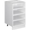 Vicco Scaffale da cucina Fame-Line, Bianco, 50 cm
