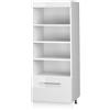Vicco Scaffale da cucina Fame-Line, Bianco lucido/Bianco, 60 cm