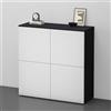 doporro Credenza Buffet 100x36,4x100 cm con 4 Ante per Soggiorno