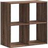 Generico Libreria Rovere Marrone 68,5x32x68,5 cm in Legno Multistrato,Mobili,Scaffalature,Librerie,Marrone,15 kg,852831