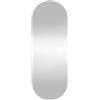 Generico Specchio da Parete 15x40 cm Vetro Ovale,Casa e Giardino,Arredo,Specchi,Argento,0.78 kg,350452
