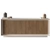 Web Convenienza Madia con 4 Ante Made in Italy - Credenza Contenitore Collezione Sky per Soggiorno Cucina Ingresso Sala da Pranzo Mobile Design moderno originale - Cashmere/mercure