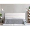 Oedim Testiera per Letto Pegasus Stampa Digitale Imitazione Legno | Colore Bianco | 200 x 60 cm | Disponibile in Diverse Misure | Testiera Leggera, Elegante, Resistente ed Economica