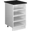 Vicco Scaffale da cucina Fame-Line, Bianco, 50 cm