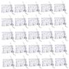 ABOOFAN 100 Sacchetti in Organza a Cuore Argento Trasparenti per Gioielli e Caramelle, Borsette Coulisse Eleganti per Occasioni Speciali e Fai da Te
