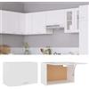 Generico Mobile Pensile "Lyon" Bianco 60x31x40 cm in Legno Multistrato,Mobili,Armadietti e portaoggetti,Pensili da Cucina,Bianco,12.08 kg,802513