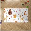 Oedim - Tappeto per Bambini con Animali Domestici, in PVC, 95 x 165 cm, Tappeto in PVC, Pavimento in Vinile, Decorazione per la casa, Pavimento sintasol