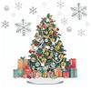 GADITIEK Diamond Painting Natale per adulti fai da te, decorazione natalizia 5D, diamante fai da te, decorazione natalizia per interni, decorazione da tavolo (albero di Natale)