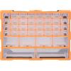 Generico Mobile Contenitore con 38 Cassetti 52x16x37,5 cm,Articoli di ferramenta,Accessori ferramenta,Conservazione/Ordine Attrezzi,Cassette degli Attrezzi,Arancione,3.23 kg,147577