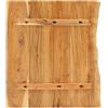 Generico Piano per Vanità Bagno in Massello di Acacia 80x52x3,8 cm,Articoli di ferramenta,Prodotti Idraulici,Ferramenta per la Riparazione di impianti Idraulici,Accessori lavandini,15.5 kg,286320