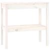 Generico Tavolo Consolle Bianco 80x40x75 cm in Legno Massello di Pino,Mobili,Tavoli,Tavolini Decorativi,Tavolini,Bianco,8.92 kg,814305