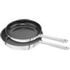 ZWILLING TrueFlow Set di padelle, 2-pz., 18/10 acciaio inossidabile, Rivestimento in ceramica