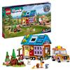 LEGO 41735 Friends Casetta Mobile, Playset con Roulotte Apribile e