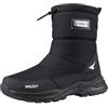Sobzia Scarpe Da Neve Uomo Impermeabili Antiscivolo Doposci Scarpe Neve Calde Termici Scarponi Stivali Invernali Pelliccia Foderati Imbottiti Dopo Sci Snow Boots Montagna Per Attività All'Aperto