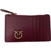 Pinko Airone Cardholder Vitello Seta, Accessori Portacarte da Viaggio Donna
