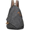 KL928 Zaino vintage in tela - Zaino da viaggio grande casual Zaino da viaggio all'aperto Zaini da trekking Borsa a tracolla per uomo Donna