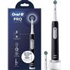 Oral-B Spazzolino Elettrico Ricaricabile Series 1 Nero con 2 Testine di Ricambio, 1 Spazzolino