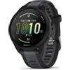 Garmin Forerunner 165 Music 3,05 cm (1.2") AMOLED 43 mm Digitale 390 x 390 Pixel Touch screen Nero GPS (satellitare)