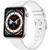XD Enjoy XDVLD59SIL smartwatch e orologio sportivo 4,7 cm (1.85") AMOLED Digitale 390 x 450 Pixel Bianco