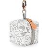 SONARIN Porta Ciuccio Neonati Portatile con Chiusura per Borse per Pannolini,PU Portasucchietto Scatolina Porta Succhietto Portaciuccio Scatola Porta Ciuccio per Riporre 2 Ciucci(Cibo)