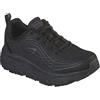 Skechers, Scarpe da Donna con Suola Comoda Max Cusioning Elite SR, Nero, 41 EU
