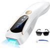 Deplite 19,35J Epilatore Luce Pulsata con Funzione Ghiaccio | 9 Livelli Energia, Epilatore Laser Flash Continuo Automatico, Depilazione luce pulsata per Donna Braccia Ascelle Gambe