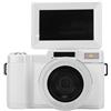 Generic Fotocamera Digitale Beauty 5K 64MP Zoom 18X con Fotocamera WiFi con Schermo Ribaltabile e Luce di Riempimento a LED (WHITE)