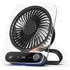 Kdouehg Mini Ventilatore USB, Silenzioso, Ricaricabile, 180° Pieghevole. Ventilatore Personale per Viaggi, Ufficio, Camera da Letto.