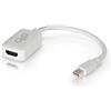 C2G /Cables to Go 54314 - Convertitore adattatore da Mini DisplayPort a HDMI, colore: Bianco