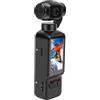 Dilwe Fotocamera Portatile con Obiettivo Rotante 180, Videocamera USB C UHD 2,5K, Schermo da 1,3 Pollici con Luce di Riempimento per Viaggi Sportivi All'aria Aperta (BLACK)